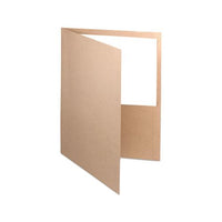 Earthwise By Oxford 100% Recycled Paper Twin-pocket Portfolio, Natural