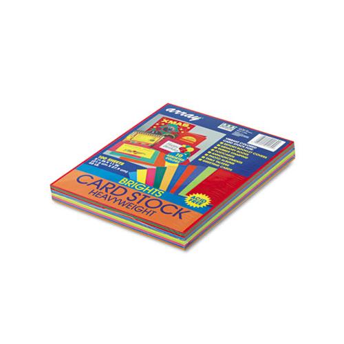 Array Card Stock, 65lb, 8.5 X 11, Assorted Bright Colors, 100-pack