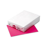 Kaleidoscope Multipurpose Colored Paper, 24lb, 8.5 X 11, Hot Pink, 500-ream