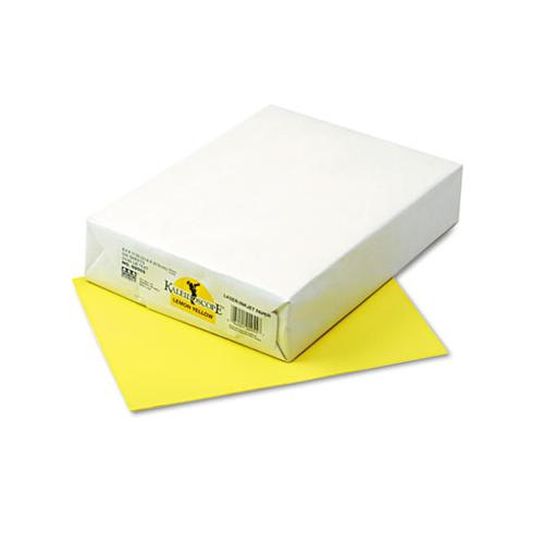 Kaleidoscope Multipurpose Colored Paper, 24lb, 8.5 X 11, Lemon Yellow, 500-ream