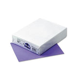 Kaleidoscope Multipurpose Colored Paper, 24lb, 8.5 X 11, Violet, 500-ream