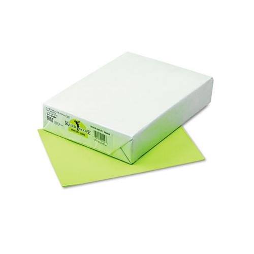 Kaleidoscope Multipurpose Colored Paper, 24lb, 8.5 X 11, Hyper Lime, 500-ream