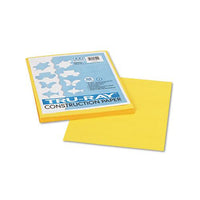 Tru-ray Construction Paper, 76lb, 9 X 12, Yellow, 50-pack