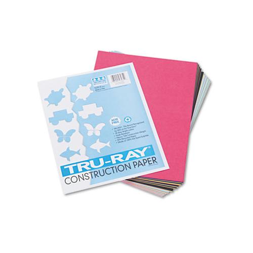 Tru-ray Construction Paper, 76lb, 9 X 12, Assorted Standard Colors, 50-pack