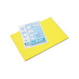 Tru-ray Construction Paper, 76lb, 12 X 18, Yellow, 50-pack