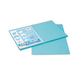 Tru-ray Construction Paper, 76lb, 12 X 18, Turquoise, 50-pack