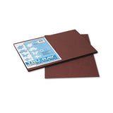 Tru-ray Construction Paper, 76lb, 12 X 18, Dark Brown, 50-pack