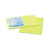 Tru-ray Construction Paper, 76lb, 12 X 18, Brilliant Lime, 50-pack