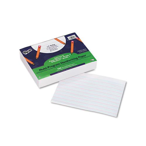 Multi-program Handwriting Paper, 16 Lb, 1-2" Long Rule, One-sided, 8 X 10.5, 500-pack