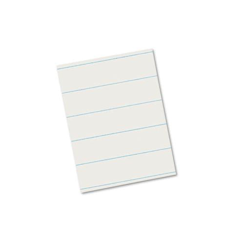 Ruled Newsprint Paper, 3-8" Short Rule, 8.5 X 11, 500-pack