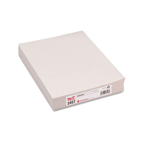 White Newsprint, 30lb, 9 X 12, White, 500-pack