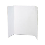 Spotlight Presentation Board, 48 X 36, White Front-natural Kraft Back, 24-carton