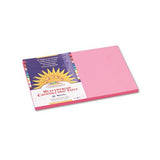 Construction Paper, 58lb, 12 X 18, Pink, 50-pack