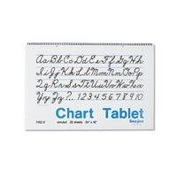 Chart Tablets, Unruled, 24 X 16, 25 Sheets