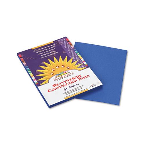 Construction Paper, 58lb, 9 X 12, Bright Blue, 50-pack