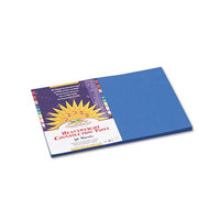 Construction Paper, 58lb, 12 X 18, Bright Blue, 50-pack