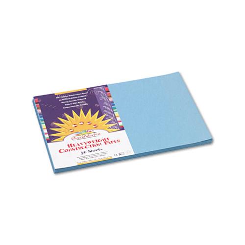 Construction Paper, 58lb, 12 X 18, Sky Blue, 50-pack