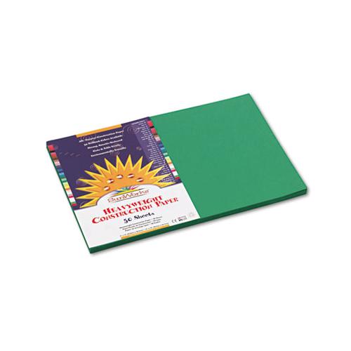 Construction Paper, 58lb, 12 X 18, Holiday Green, 50-pack