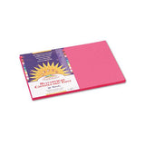 Construction Paper, 58lb, 12 X 18, Hot Pink, 50-pack