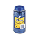 Spectra Glitter, .04 Hexagon Crystals, Blue, 16 Oz Shaker-top Jar