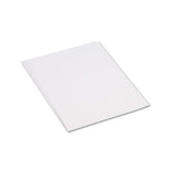 Construction Paper, 58lb, 18 X 24, White, 50-pack