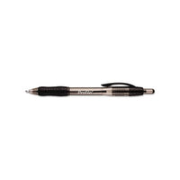 Profile Retractable Ballpoint Pen Value Pack, 1.4mm, Black Ink, Smoke Barrel, 36-box