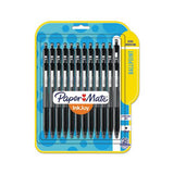 Inkjoy 300 Rt Retractable Ballpoint Pen, 1mm, Black Ink-barrel, 24-pack