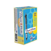 Inkjoy 300 Rt Retractable Ballpoint Pen, 1mm, Black Ink, Smoke Barrel, 36-box