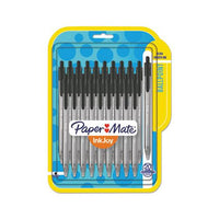 Inkjoy 100 Rt Retractable Ballpoint Pen, Medium 1mm, Black Ink-barrel, 20-pack