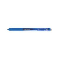 Inkjoy Retractable Gel Pen, Micro 0.5mm, Blue Ink-barrel, Dozen