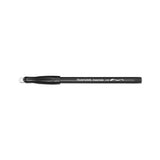 Eraser Mate Stick Ballpoint Pen, Medium 1mm, Black Ink-barrel, Dozen