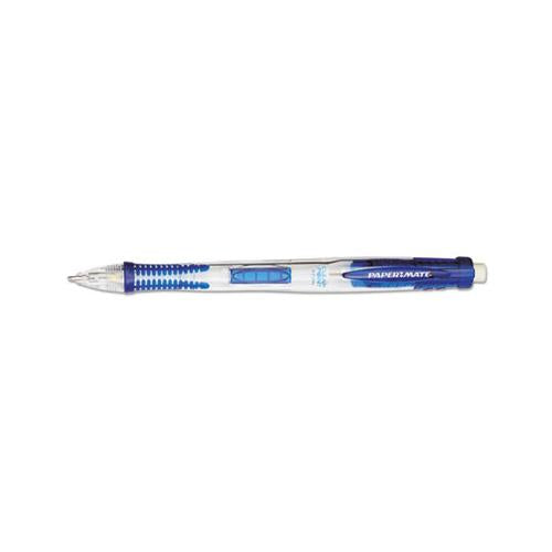 Clear Point Mechanical Pencil, 0.7 Mm, Hb (#2.5), Black Lead, Blue Barrel