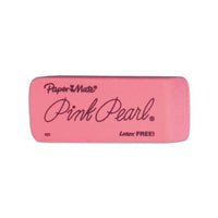 Pink Pearl Eraser, Rectangular, Large, Elastomer, 12-box