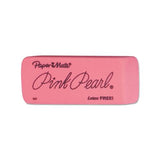 Pink Pearl Eraser, Rectangular, Large, Elastomer, 12-box