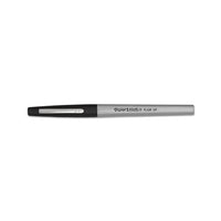 Flair Felt Tip Stick Porous Point Marker Pen, 0.4mm, Black Ink-barrel, Dozen