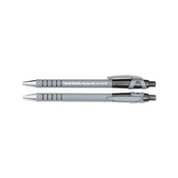 Flexgrip Ultra Retractable Ballpoint Pen, 1mm, Black Ink, Black-gray Barrel, Dozen