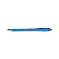 Flexgrip Ultra Retractable Ballpoint Pen, 0.8mm, Blue Ink, Black-blue Barrel, Dozen
