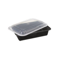 Versatainers, Black-clear, 38oz, 6w X 8 1-2d X 2h, 150-carton