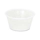 Plastic Soufflé-portion Cups, 2oz, Translucent, 200-bag, 12 Bags-carton