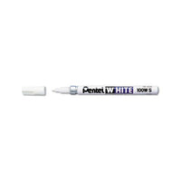 Permanent Marker, Fine Bullet Tip, White