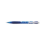 Icy Mechanical Pencil, 0.5 Mm, Hb (#2.5), Black Lead, Transparent Blue Barrel, Dozen