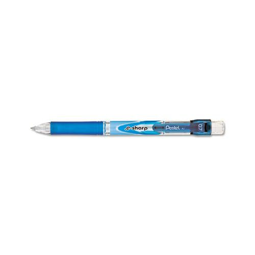 .e-sharp Mechanical Pencil, 0.7 Mm, Hb (#2.5), Black Lead, Blue Barrel, Dozen