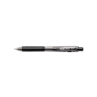 Wow! Retractable Ballpoint Pen, Medium 1 Mm, Black Ink-barrel, Dozen