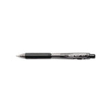 Wow! Retractable Ballpoint Pen, Medium 1 Mm, Black Ink-barrel, Dozen