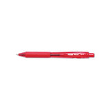 Wow! Retractable Ballpoint Pen, Medium 1 Mm, Red Ink-barrel, Dozen