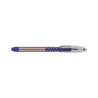 R.s.v.p. Stars And Stripes Stick Ballpoint Pen, 0.7 Mm, Black Ink, Dozen