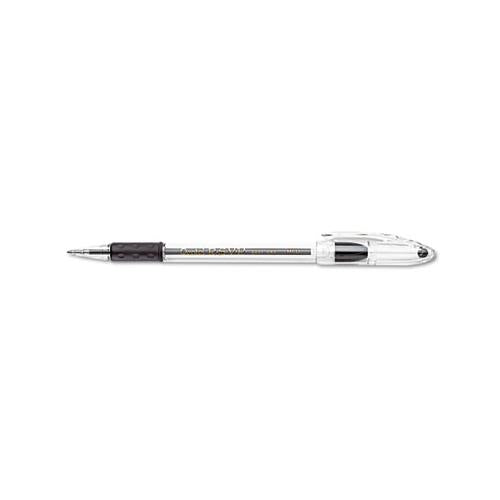 R.s.v.p. Stick Ballpoint Pen Value Pack, 1mm, Black Ink, Clear-black Barrel, 24-pack