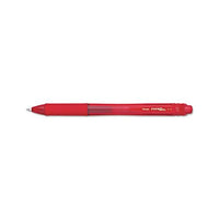 Energel-x Retractable Gel Pen, 0.7 Mm Metal Tip, Red Ink-barrel, Dozen