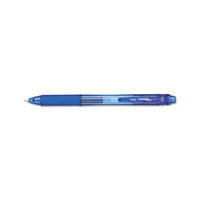 Energel-x Retractable Gel Pen, 0.5 Mm Needle Tip, Blue Ink-barrel, Dozen