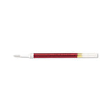 Refill For Pentel Energel Retractable Liquid Gel Pens, Conical Tip, Bold Point, Red Ink